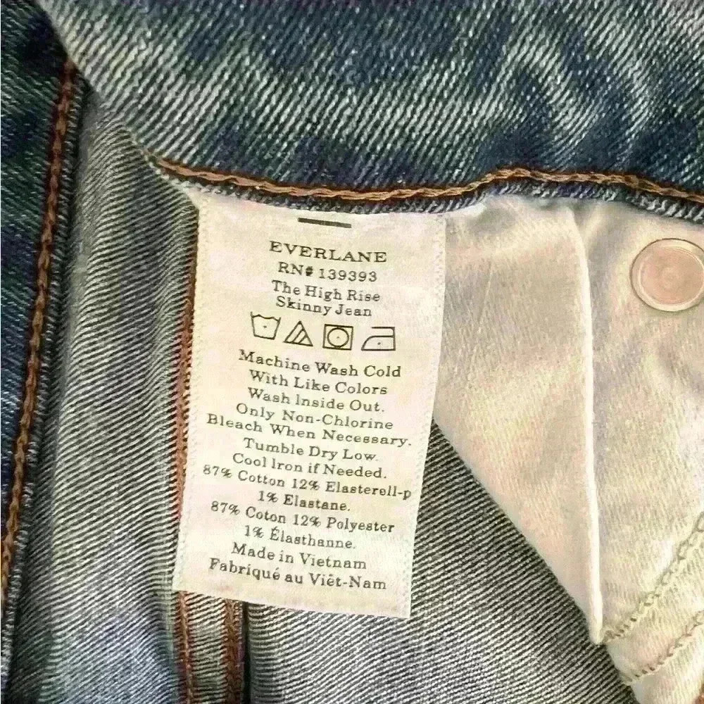 Everlane women’s high rise skinny jeans - Picture 8 of 12